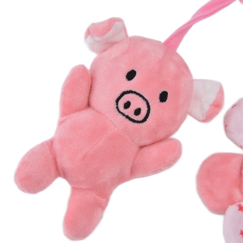 Baby Plush Animal Stroller Toys Spiral Activity Hanging Toys Ringing