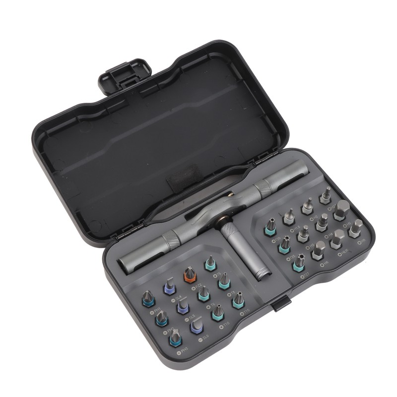 Ratchet Screwdriver Set 24-in-1 Bit Multipurpose Repair Tool Manual Hardware