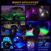 KEEPDSGN 10 Pods RGB LED Rock Lights Kit Underbody Neon