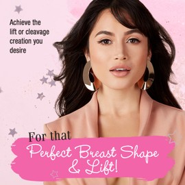 Hollywood Fashion Secrets Body Contour Tape, Light, Skin-Safe Breast Lift & Shaping, Adhesive Cloth Strips, 197" Long Roll