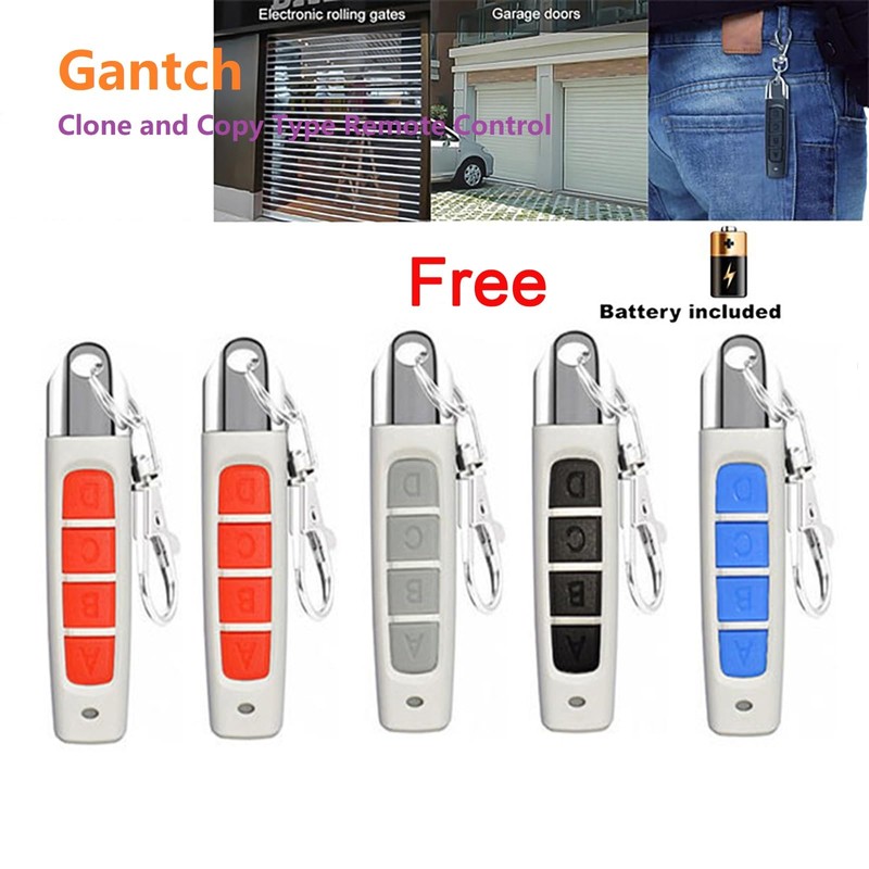 Cloning Remote Control Keychain, Universal 433.92 MHZ Replacement Garage Door