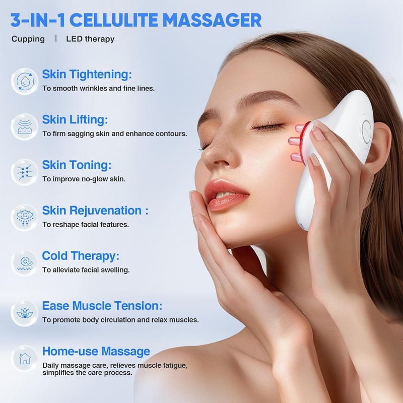 3-in-1 Cellulite Massage - Body Sculpting Machine Home Use Cupping