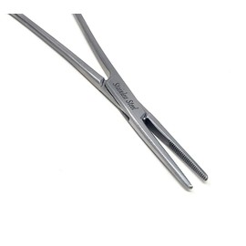 Kelly Hemostat Forceps with Half Serrated Jaws 5.5" Long Straight Pliers Made of Stainless Steel Locking Clamps