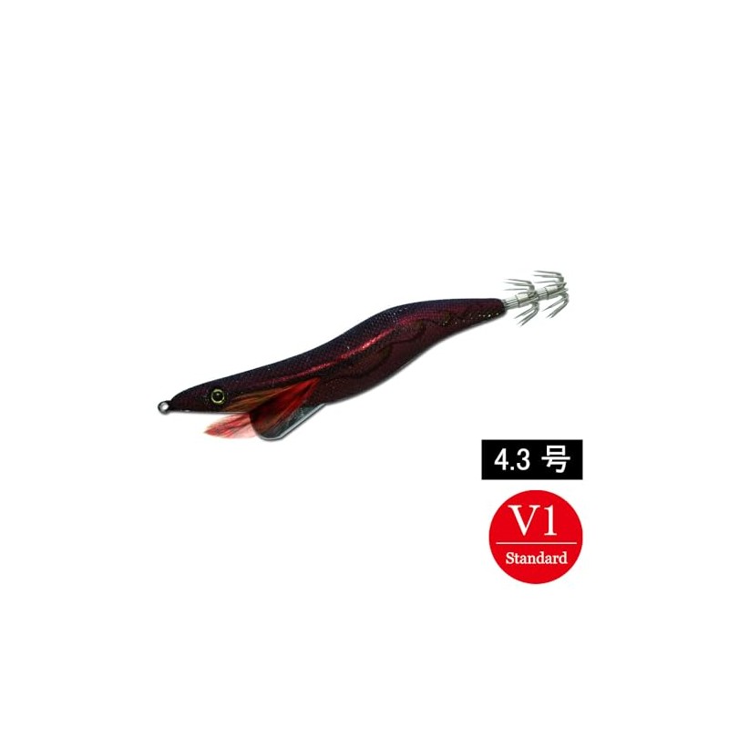 Egi Sharp α No. 4.3 V1 (24g) Red Black Base