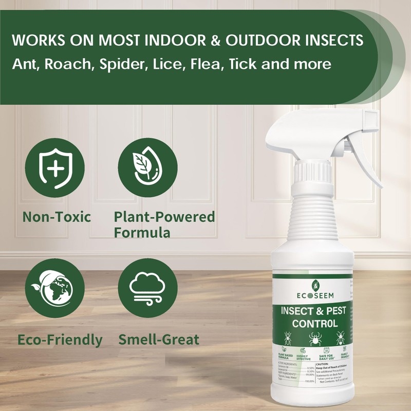 EcoSeem Insect & Pest Control Spray – Natural Essential -