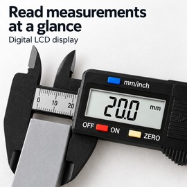 Digital Caliper with LCD Display, 100mm and 150mm Electronic Measuring Tool for DIY and Workshop Projects
