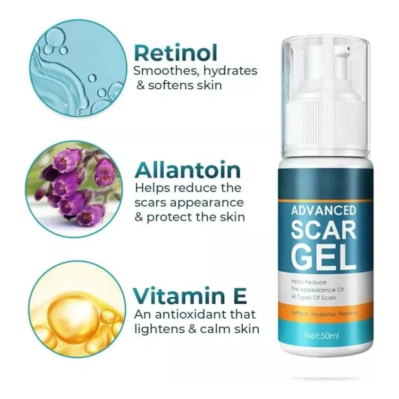 Crema Gel Reparadora Cicatrices Acné Jaysuing 50 Ml Estrías