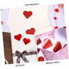 DOITOOL 1Roll Heart Shaped Stickers Valentine's Day Decorative Decals Labels