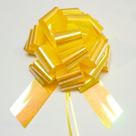 1Pcs Big Gift Bow,14 Inch Giant Large Pull Bow Big Bow,Great Gift Bow for appliances,Bikes,Table Decorations and Party Events (Yellow)