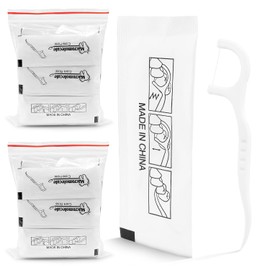 HOFASON Palitos De Hilo Dental Envueltos Individualmente, 200 Unidades, A Granel, Para Viajes, Cuidado Bucal, Limpieza Dental, Ideal Para Hoteles, Restaurantes, Oficinas, Bodas Y Artículos Esenciales