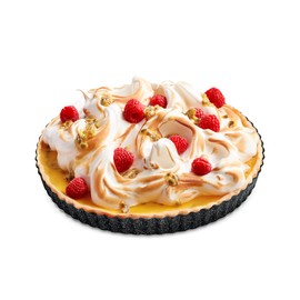 BAKKENMASTER Bakken- Swiss Tart Pan – Quick Release Removable Base, Non-Stick Fluted Edge, Durable Steel - Create Perfect Pies, Fruit Tarts, and Quiches with Ease