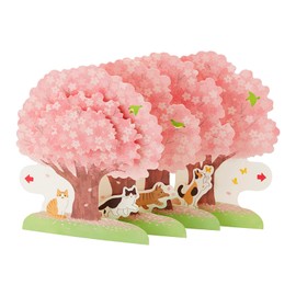 Sanrio 718483 Spring Cherry Blossom Cat Message Card JSC 17-5