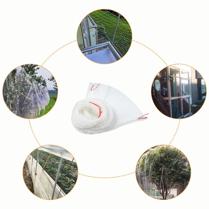 LINSOCLE Bird Protection Net 5 x 5 m, Stable Bird