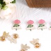 30 Pack Memorial Rose Funeral Pins for Guests, Funeral Favors