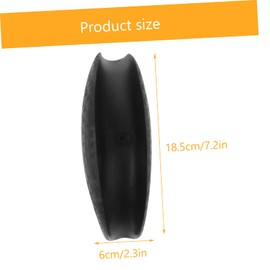 FOMIYES 1pc Beauty Salon Pillow Shampoo Bowl Gripper Pillow Salon Black Pillow Beauty Pillow Shampoo Bowl Pillow Hair Salon Washing Pillow Cushion for Shampoo Bowl Headrest PVC Neck