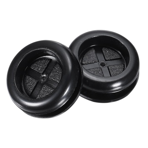 sourcing map Rubber Grommet Round Double-Sided Mount Dia 27 mm