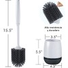 Timotech Cepillo de Inodoro de Silicona, Juego de 2 Escobillas