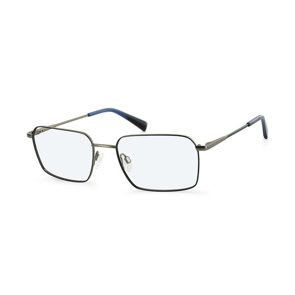 Hero Men's Square Metal Eyeglass Frame (Model HRO-4311-C2-54) (Without Glasses