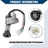 Hihaha Ignition Switch Lock Cylinder Panel Lock Cushion Lock w/Key