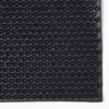 HOMESCAPES Rubber Door Mat with Grass Effect Scraper, 40cm x