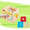 Justwood Montessori Toys For 1+ Year Old 8in1 Wooden Play
