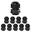LeMotech 10 Pack NPT 3/8" Cable Glands Waterproof Adjustable 5-10mm