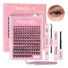 Kit Pestañas Naturales Wispy Nycaar Con Pegamento Diy