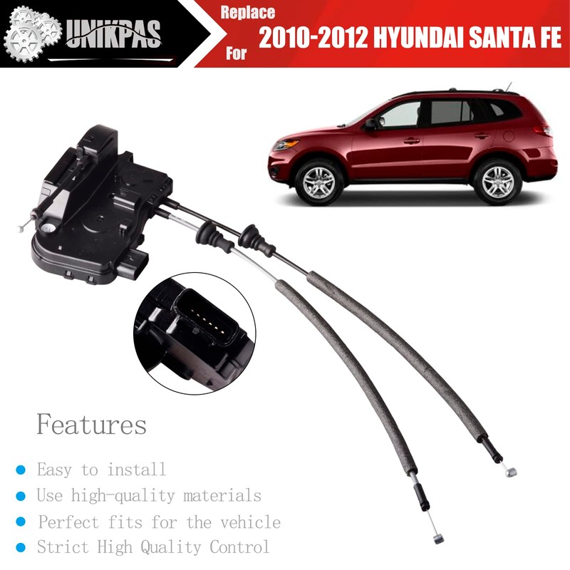 unikpas Front Left Door Lock Actuator Compatible for Hyundai Santa