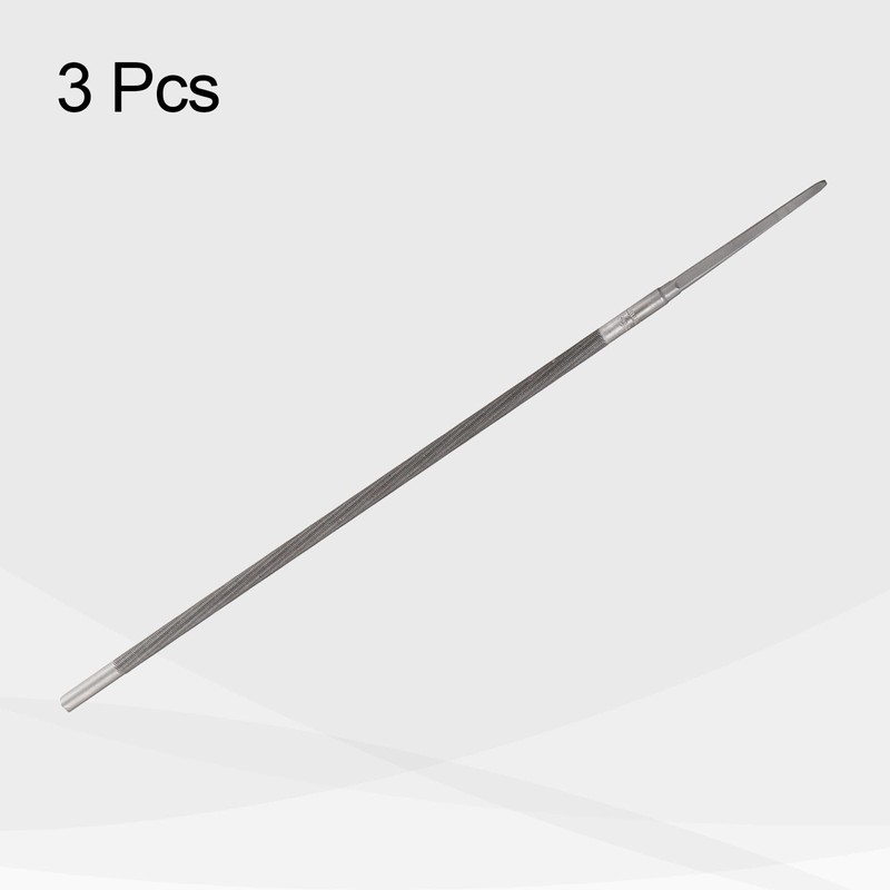 sourcing map 3pcs Chainsaw File, 13/64"(5.2mm) Round Sharpening Hand Files
