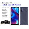 Charging Port Replacement Kit Compatible with Moto G Pure, XT2163