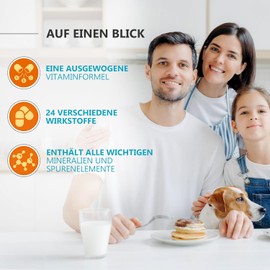 Vitaworld Multivitamin A-Z – Multivitamin Tablets High Dose with 24 Vitamins & Minerals (100 Tablets) – Ideal Vitamin Complex for Daily Basic Care – No Additives, Laboratory Tested