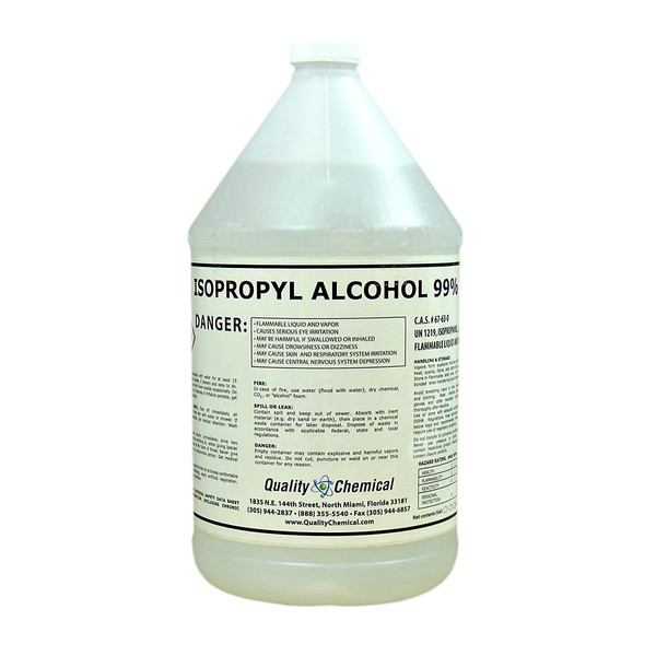 Isopropyl Alcohol Grade 99% Anhydrous (IPA)-1 Gallon (128 oz.)
