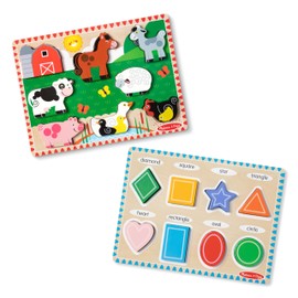 Melissa & Doug Chunky Puzzle Bundle