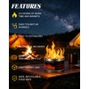 MR MIRYE Portable Smores Fire Pit - 3-5 Hours Burn