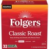 Folgers Classic Roast Coffee, Medium Roast, K Cup Pods for