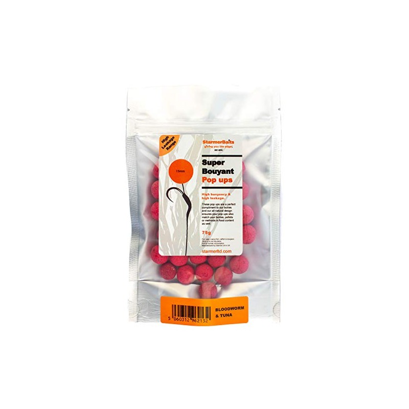 StarmerBaits Boilie pop ups Bloodworm and Tuna
