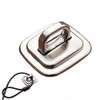 Security Anchor Base Plate for Keyed or Combination Cable Locks,Desk Mount Anchor Accessory for Cable Locks