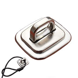 Security Anchor Base Plate for Keyed or Combination Cable Locks,Desk Mount Anchor Accessory for Cable Locks