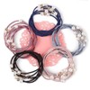 (5 Types) Pearl Hair Ties, Pearl Bell Ties, Bun Ties, Hair Ties, Premium Hair Ties / (5종) 진주머리끈 진주방울끈 똥머리끈 헤어끈 고급 머리끈