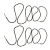 2pcs Rhinestone Shoe Laces Fashionable Shiny DIY Replacement Round Crystal