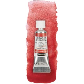 Schmincke - HORADAM® AQUARELL, Super Granulation, 14 913 001 Volcano Red, 5 ml tube, very strong granulating colors, finest, super granulating watercolors