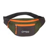 Lakeland Active Mossband Lightweight Bum Bag - Green/Grey/Orange
