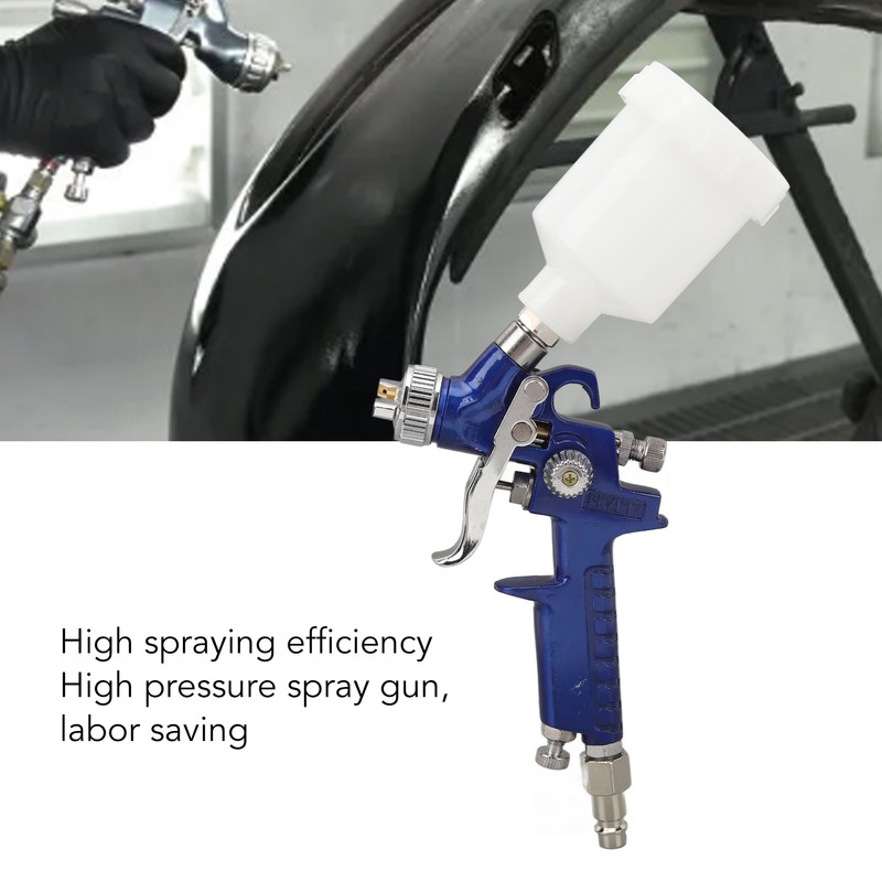 Air Spray Gun HVLP Gravity Feed Pneumatic Paint Sprayer Spraying