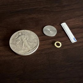 SUMAG Multipurpose Flipper Coin (Walking Liberty Half Dollar) Magic Tricks Gravity/Magnetic Coin Close up Illusions Gimmicks for Magicians