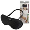 Well-being sleep mask (black) blackout sleep, insomnia, bedtime blindfold 2ea