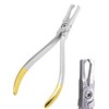 MuskalMed Anterior Bracket Removing Plier, Orthodontic Braces Removal Tools, Straight