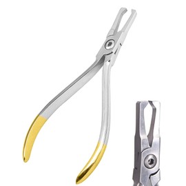 MuskalMed Anterior Bracket Removing Plier, Orthodontic Braces Removal Tools, Straight Bracket Remover Surgical Instrument Clamp
