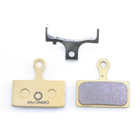 MicrOHERO Disc Brake Pads for Shimano G03S, G04Ti, G04S, G03A, J04C, J03A, J02A, BR-M985, BR-M785, BR-M666, New SLX XT XTR Pad... (Metal Pad BP-M020)