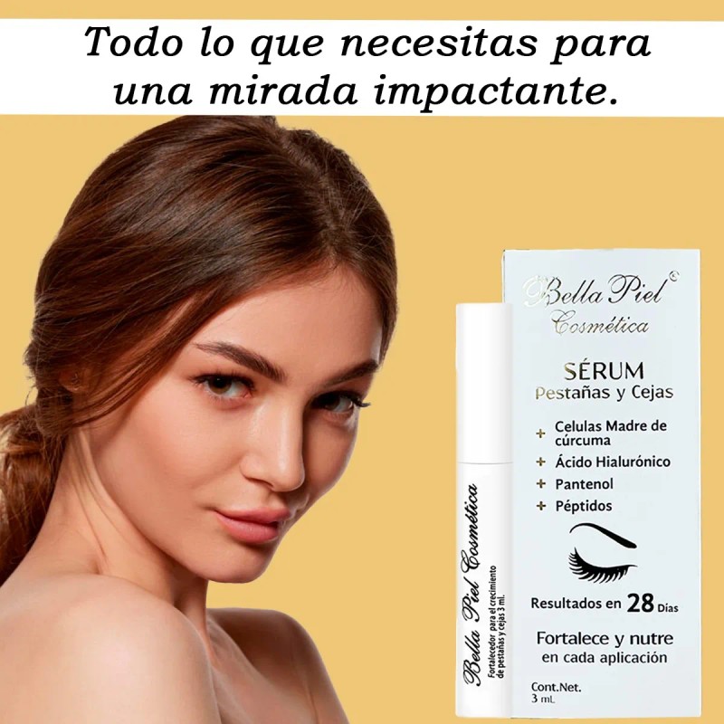 Serum Bella Piel Para Alargar Pestanas Acido Hialuronico 3ml