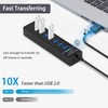 USB Hub 3.0, VIENON 7-Port USB Data Hub Splitter for